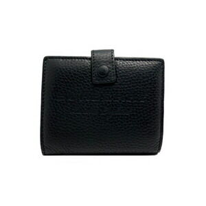 Burberry Wallet Bi fold Leather Logo Black